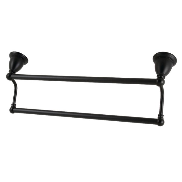 18Inch Dual Towel Bar, Matte Black